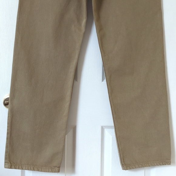 Levi's Y2K Vintage 550 Classic Relaxed Fit Straight Leg Jeans Tan Brown 34 x 32 - Picture 8 of 16